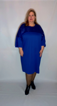 платье "Вика",электрик платье "Вика",электрик