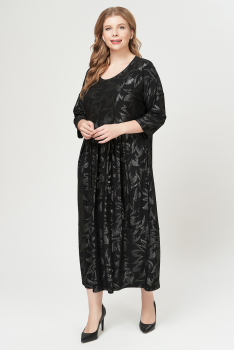 Платье 2005002/2 ( черный) Платье 2005002/2 ( черный)