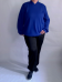 Джемпер синий/василек (Smart-Woman, Россия) — размеры 56-58, 64-66, 72-74, 76-78, 80-82