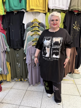 Платье-туника "Коты" 