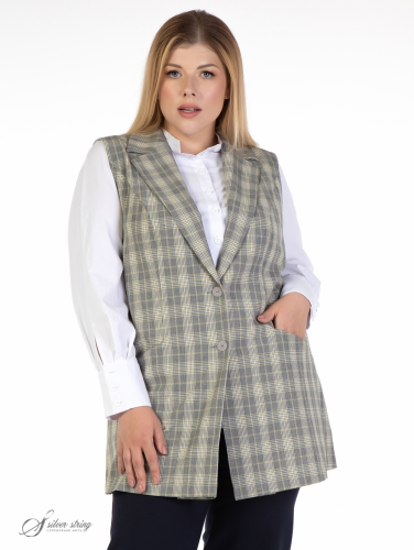Жилет 33111973-01-10 (Серебряная нить, Москва) — размеры 66, 68