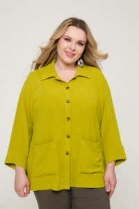 Рубашка БУХАРЕСТ (ВК24-050)  цвет лайм